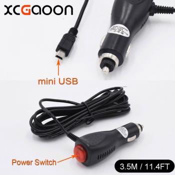 XCGaoon 3.5m Mini USB Car Charger for DVR and GPS
