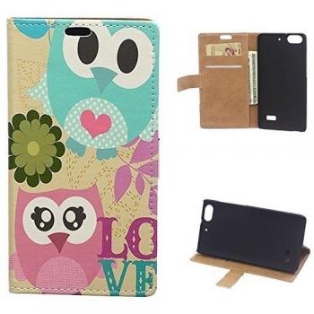 Funda TUTUWEN Lindo Billetera Magnética PU Cuero para Huawei G Play Mini