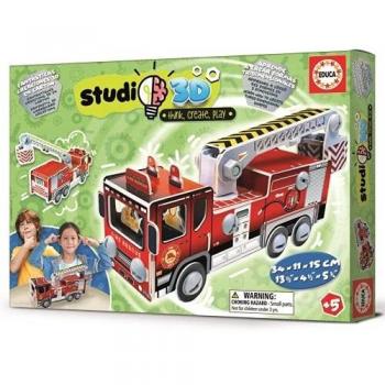Studio 3D Camion de Bomberos