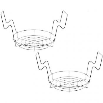 Support de mise en conserve en acier inoxydable 12 pouces, convient aux bocaux de 8 pintes ou 7 pintes, sans rouille, stabilité supplémentaire