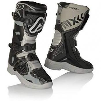 Acerbis X-Team Bottes de motocross pour enfants Noir Gris taille 36