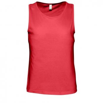 XL Red Men's Cotton Sleeveless Tank – Justin Style