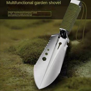 Stainless Steel Camping Shovel for Fishing and Gardening