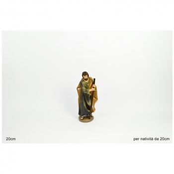 Statua di San Giuseppe 20 cm per Presepe Natività