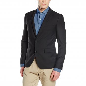 Celio Duhit Herren Anzugjacke – Schwarz, Schwarz – 56 mm