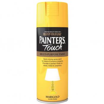 X1 Rust-Oleum Painter's Touch Multi-Purpose Spray Paint Marigold Yellow Gloss