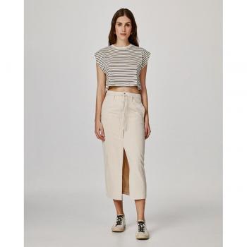 Falda Midi Jack & Jones Off White