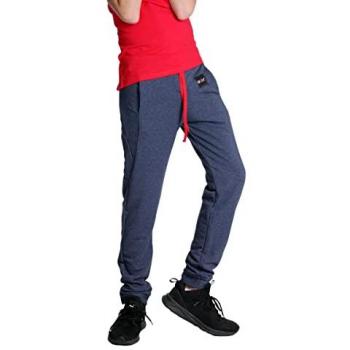 Kinder Jungen stylische Sporthose 104 blau