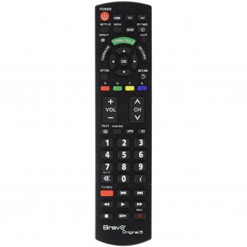 Bravo tc-original-5 telecomando preprogrammato per TV Panasonic Nero
