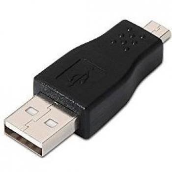 Nanocable 10.02.0005 adaptador USB 2.0 a Micro-USB negro
