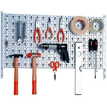 Ensemble de supports d'outils avec vis et chevilles