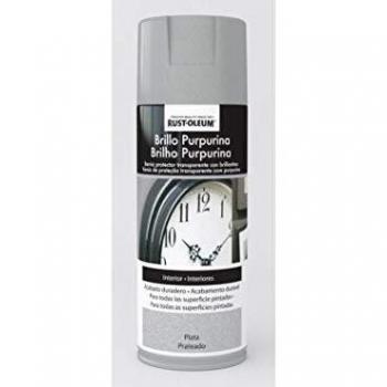 Barniz Spray Purpurina 400ml Plata Rust-Oleum