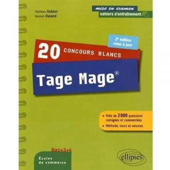 20 concours blancs Tage Mage®