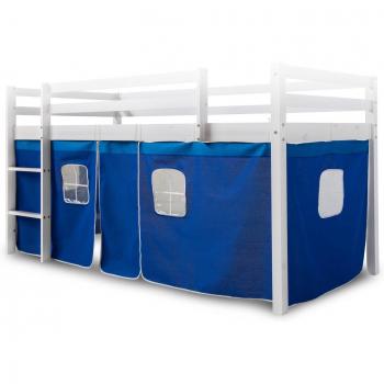 Tela Blu Soppalco Letto Rialzato 60x80