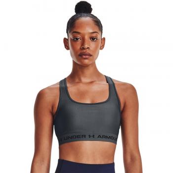 Under Armour Sport-BH Ua Crossback Mid Grau Kompression L