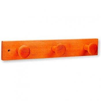 Appendino frassino 3 pomelli 6 x 36 x 6 cm