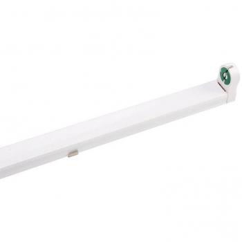 Soporte para Tubo LED T8 60 cm, conexión lateral doble