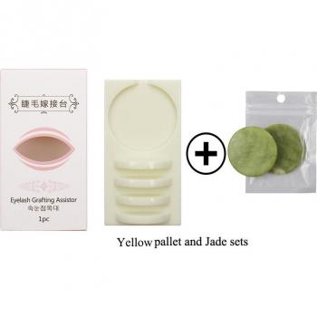 Eyelash Measure Pads with Adhesive Stand
