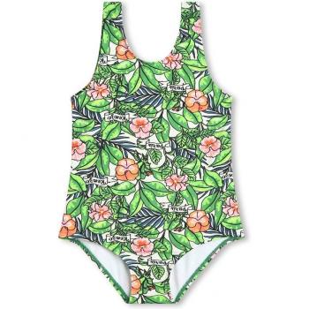 Kenzo Kids Traje de Bañador Verde y Plantas para Niñas