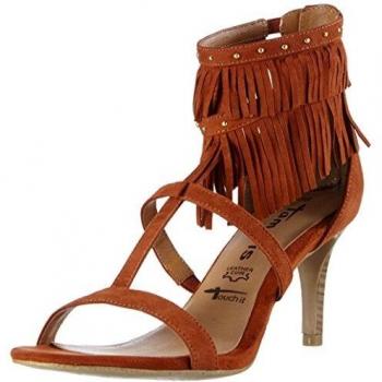 Sandalias Tamaris 1-1-28346-26, Cuña Mujer, Color Naranja