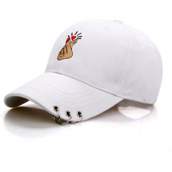 Gorra de béisbol con anillo de hierro ajustable