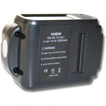 VHBW Batería Industrial 3000 mAh 14,4 V