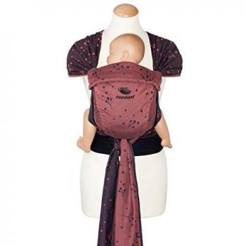 Manduca Twist Babytrage Craspedia Rouge rot Neugeborenen-Trage aus Bio-Baumwolle