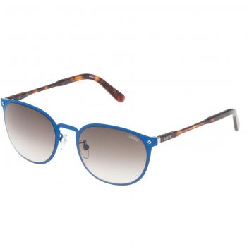 Lozza Unisex-Sonnenbrille Metall Blau 53 mm
