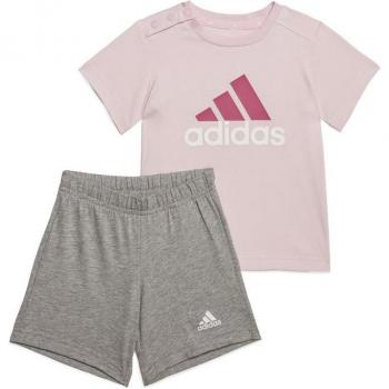 Conjunto Rosa/Gris Infantil adidas I BL CO T SET