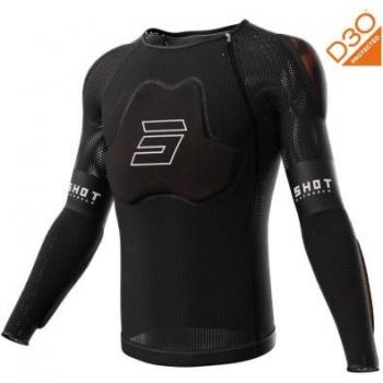 Gilet Shot Race D3O protezione moto Nero 2XS 25