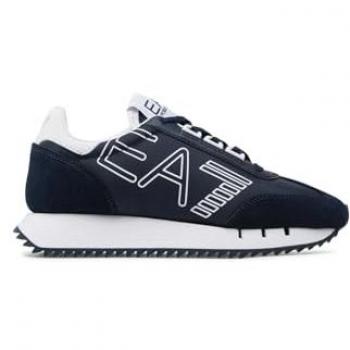 Sneaker EA7 Emporio Armani Unisex Blu Marino e Bianco Vintage