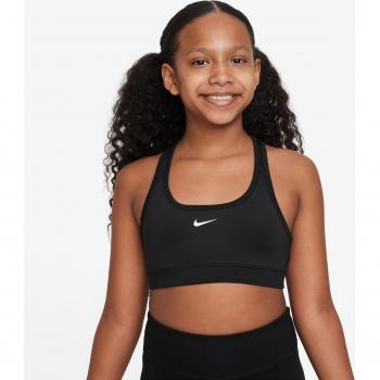 Nike Dri-Fit Swoosh Sport-BH für Mädchen, Größe: XL, Farbe: Weiß