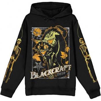 Felpa Nero “Vintage Gothic Halloween” – Uomo – L-XXL