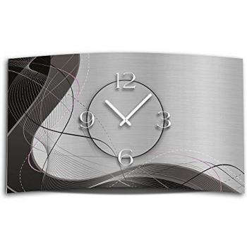 Dixtime 3D-0053 Abstrakte Graue Design Wanduhr
