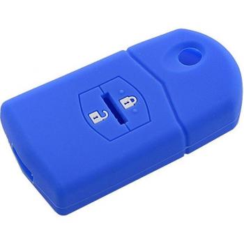OkeyTech 2 Button Silicone Car Key Fob Case for MAZDA