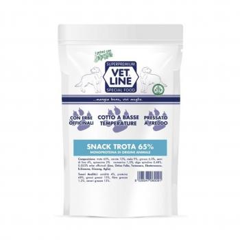 Snack di Trota Monoproteico Grain Free per Cani 80g Vet Line