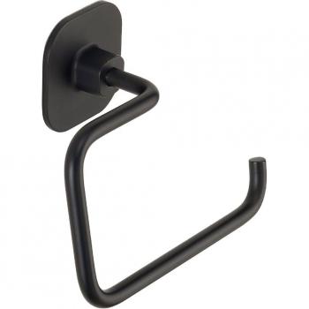 Porte-rouleau mural en inox noir mat Timo