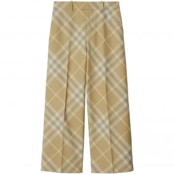 Burberry Wool Trousers, Multicolor Female, Sizes: 3XS, 3XL, XL, 2XS