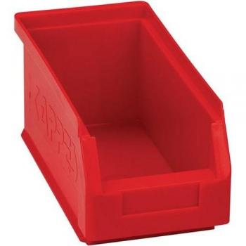 Boîte de stockage à ouverture frontale rouge L290xl140xH130 mm