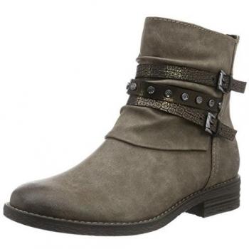 Marco Tozzi 25413, Botas de Cuero para Mujer, Marrón (Tobacco A.Comb 322), 42 EU