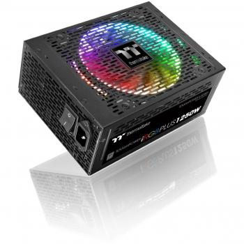 PowerSupply i RGB Plus 1250W – Thermaltake Titanium, 14 cm Lüfter, Digital, Schwarze Ausführung, PS‑TPI‑1250DPCTEU‑T
