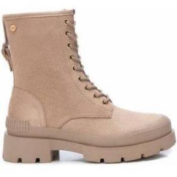 XTI 142025 Botas Militares Mujer Beige