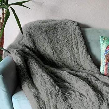 Plaid Yoga Neo Gris Clair 120 x 150 cm