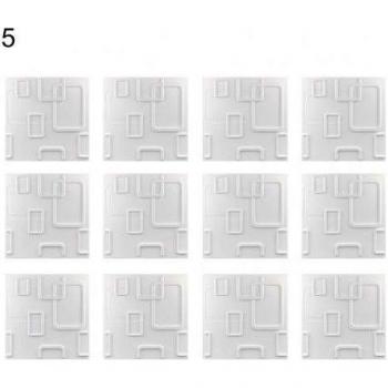 Versatile 12‑Piece 3D Decorative Wall Panel Kit