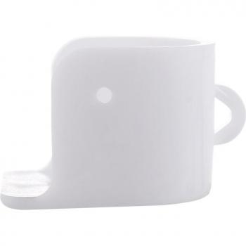 10PCS White Wall-Mounted Curtain Rod Bracket Holders
