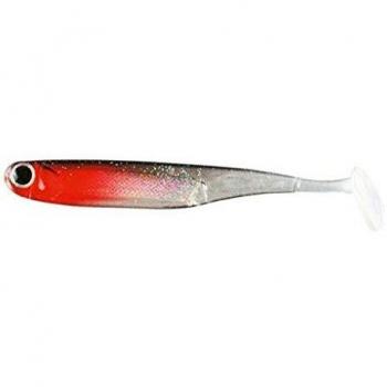 NOMURA Pulse Naturel 11,5 cm 5,5 g Tête Rouge Silicone Souple Pêche Shad Truite Sandre Chevêne