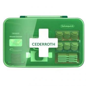 Distributeur de soins des plaies Cederroth avec assortiment de pansements et accessoires