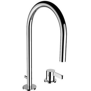 LAUFEN Kartell mitigeur lavabo 2 trous, avec bonde, chromé