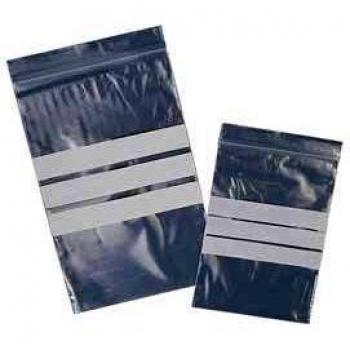 00 SACCHETTI ZIP 60x80 mm con bande scrivibili e foro VIVA