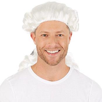 Marquis Baroque Wig (White) – Tectake Men's Style